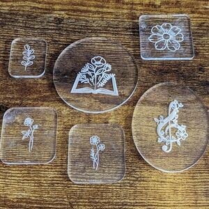 Clay Image Glass Stamp Set